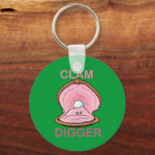 CLAM DIGGGER SLEUTELHANGER (Voorkant)