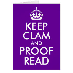 Clam en bewijs lezen