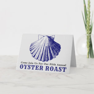  Clam of Oyster Roast Invitation Sjabloon