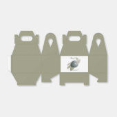 Clam Waterverf Stroke Wedding Bedankdoosjes (Uitgevouwen)