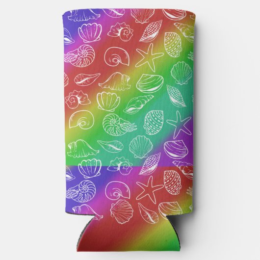 Clambake Name Rainbow Clam Shellfish Pattern (Achterkant)