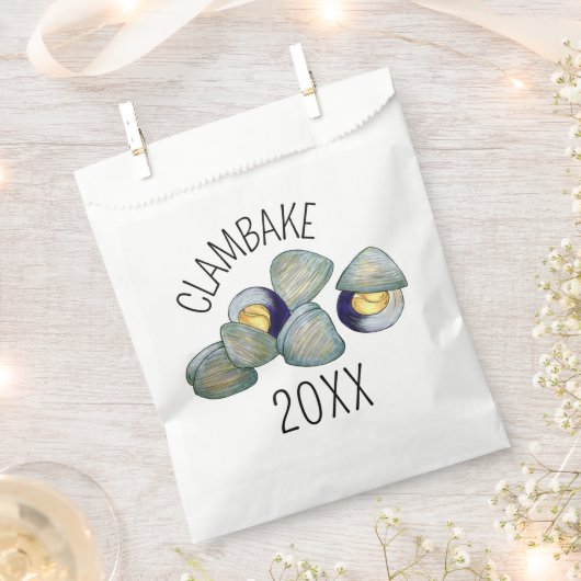 Clambake Rhode Island Nieuw Engeland Vis en zeevru Bedankzakje (Geknipt)