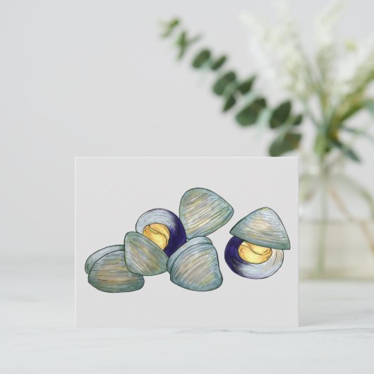 Clambake Rhode Island Nieuw Engeland Vis en zeevru Briefkaart (Staand voorkant)