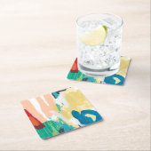 Clamor I Vierkante Kartonnen Onderzetter (Insitu)