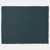 Clan Abercrombie Scottish Tartan Pset Pattern Fleece Deken (Voorkant (Horizontaal))