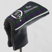 Clan Abercrombie Tartan & Crest Golfheadcover (3/4 voorkant)