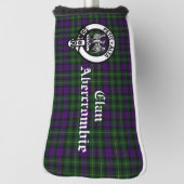 Clan Abercrombie Tartan & Crest Golfheadcover (Draai 90)