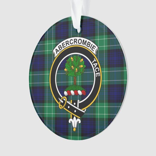 Clan Abercrombie Tartan et Crest (devant)