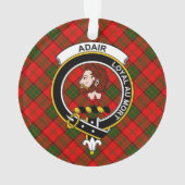 Clan Adair Tartan et Crest (dos)
