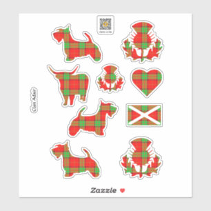 Clan Adair Tartan Sticker