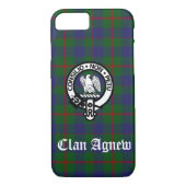 Clan Agnew Crest Badge en Tartan Case-Mate iPhone Case (Achterkant)