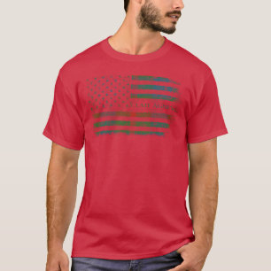Clan Agnew Schotse tartan Amerikaanse vlag kilt Sc T-shirt