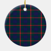 Clan Agnew Tartan Keramisch Ornament (Achterkant)