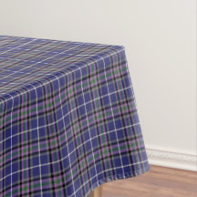 Clan Alexander Tartan Blue en Paarse Pset