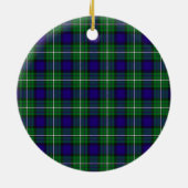 Clan Alexander Tartan Keramisch Ornament (Achterkant)