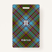 Clan Anderson Badge Tartan (Devant)