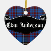 Clan Anderson Banner Keramisch Ornament (Voorkant)