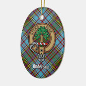 Clan Anderson Crest keramisch Ornament (Links)