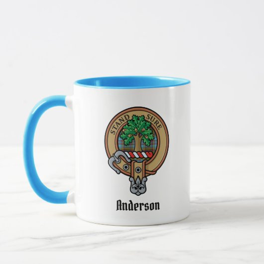 Clan Anderson Crest Mug (Gauche)