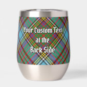 Clan Anderson Crest over Tartan (Achterkant)