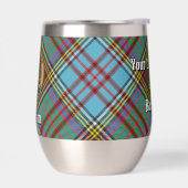 Clan Anderson Crest over Tartan (Links)