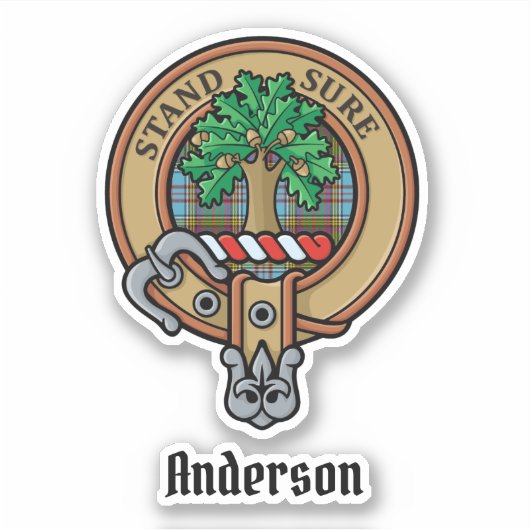 Clan Anderson Crest Sticker (Voorkant)