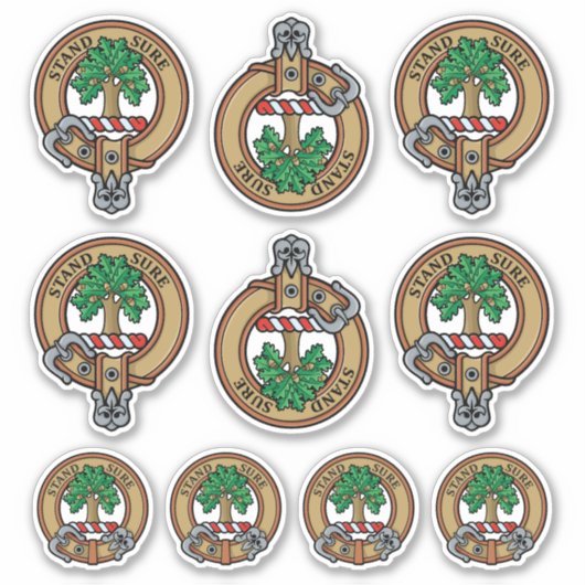 Clan Anderson Crest Sticker Set (Voorkant)