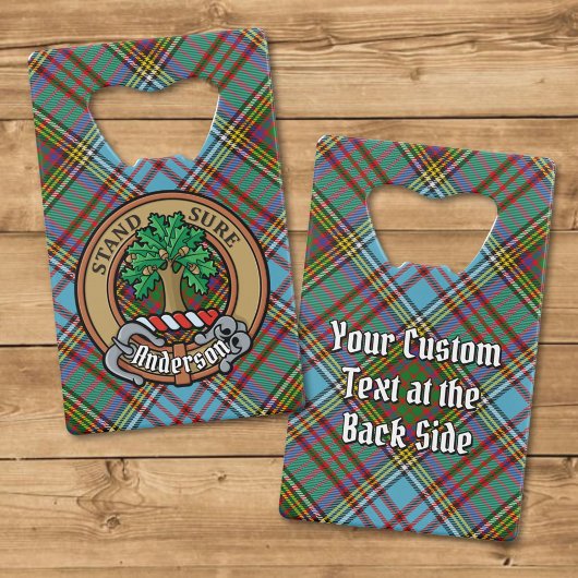 Clan Anderson Crest sur Tartan