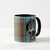 Clan Anderson Crest & Tartan Mug (Devant droit)