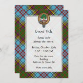 Clan Anderson Crest Uitnodiging (Voorkant / Achterkant)