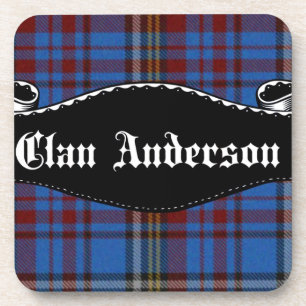 Clan Anderson-spandoek Drankjes Onderzetter