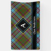 Clan Anderson Tartan Banner (Verticaal)