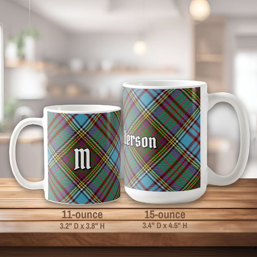 Clan Anderson Tartan Coffee Mok