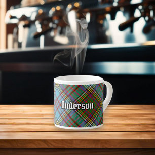 Clan Anderson Tartan Espresso Cup Kop