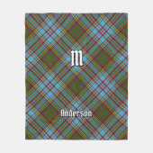 Clan Anderson Tartan Fleece Blanket Deken (Voorkant)