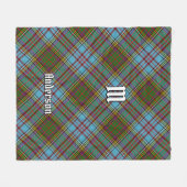 Clan Anderson Tartan Fleece Blanket Deken (Voorkant (Horizontaal))