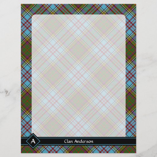 Clan Anderson Tartan Flyer (Voorkant)