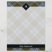 Clan Anderson Tartan Flyer (Achterkant)