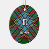 Clan Anderson Tartan Keramisch Ornament (Rechts)