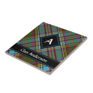 Clan Anderson Tartan Keramische Tegel Tegeltje