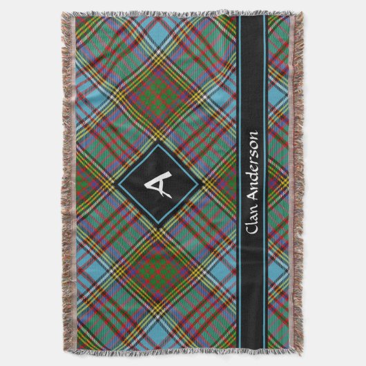 Clan Anderson Tartan Lance La Couverture (devant Vertical)