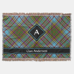 Clan Anderson Tartan Lance La Couverture