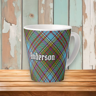 Clan Anderson Tartan Latte Mug