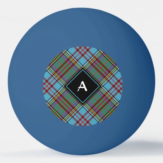 Clan Anderson Tartan Ping Pong Ball (Voorkant)