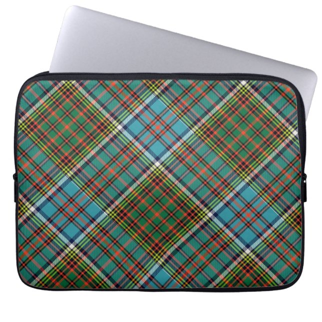 Clan Anderson Tartan Schotse Plaid Laptop Hoes (Voorkant)