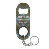 Clan Anderson Tartan Sleutelhanger Bottle Open Mini Flessenopener (Achterkant)