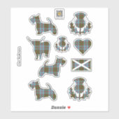 Clan Anderson Tartan Sticker (Vel)