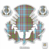 Clan Anderson Thistle Sticker (Voorkant)