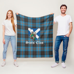 Clan Angus Ancient Tartan Pset Fleece Deken