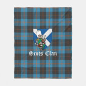 Clan Angus Ancient Tartan Pset Fleece Deken (Voorkant)